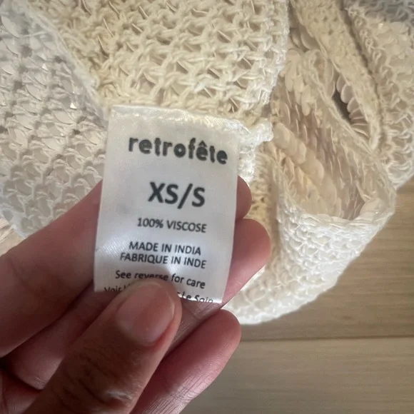 White retrofete dress size XS/S - Picture 5 of 6